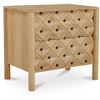Image 2 : BNIB - Moe's - Fulton Nightstand, Natural - $1,324.00 - PZ-1010-24 - 26"W x 18"D x 24"H