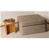 Image 3 : BNIB - Sundays - Pod Storage Ottoman Large Teddy - MSRP $890 - OTT-RN-001-006 - 35" W x 35" D x 17" 