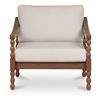 Image 2 : BNIB - Moe's - Delilah Outdoor Accent Chair Brown - MSRP $1799 - TA-1018-03 - 32" W x 34.6" D x 26.7