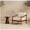 Image 4 : BNIB - Moe's - Delilah Outdoor Accent Chair Brown - MSRP $1799 - TA-1018-03 - 32" W x 34.6" D x 26.7