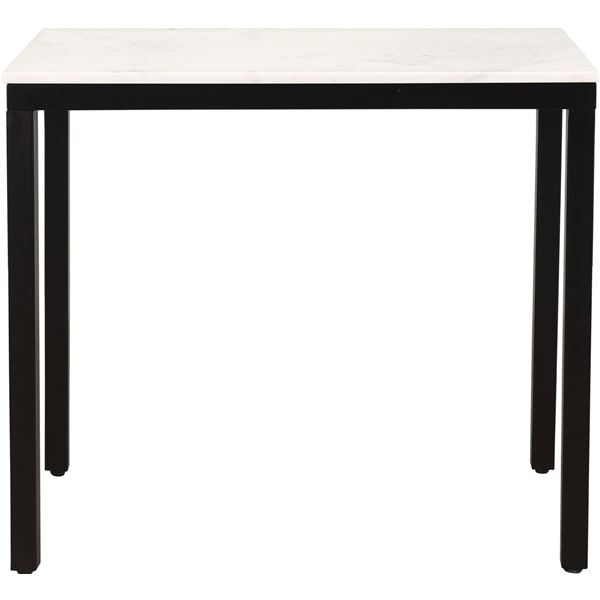 BNIB - Moe's - Parson Mini Desk, White Marble - $769.00 - KY-1025-02-0 - 34"W x 20"D x 30"H