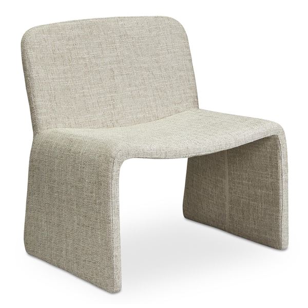 BNIB - Moe's - Ella Accent Chair Heather Beige - MSRP $1,249 - EH-1115-34 - 30" W x 22.5" D x 34" H