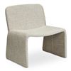Image 1 : BNIB - Moe's - Ella Accent Chair Heather Beige - MSRP $1,249 - EH-1115-34 - 30" W x 22.5" D x 34" H
