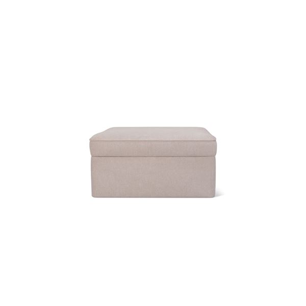 BNIB - Sundays - Pod Storage Ottoman Large Latte - MSRP $890 - OTT-RN-001-021 - 35" W x 35" D x 17"