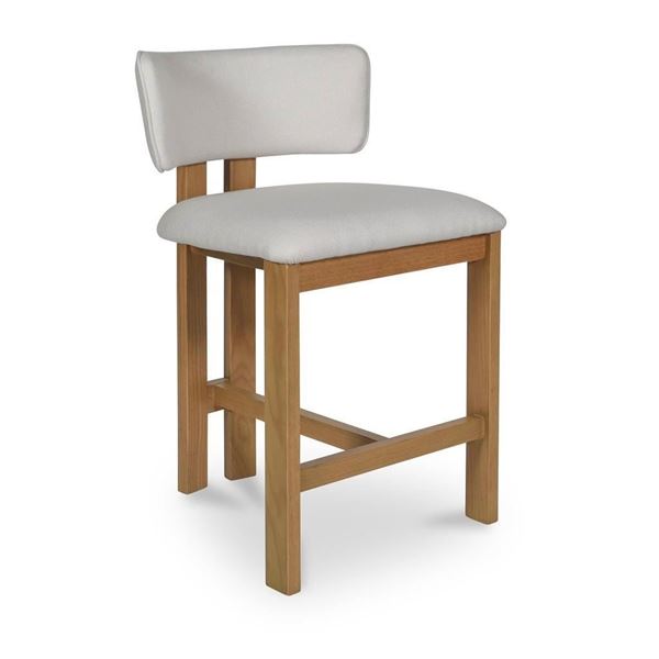 BNIB - Moe's - Morel Counter Stool Cream - MSRP $739 - GO-1024-05 - 21.25" W x 22.04" D x 35.43" H