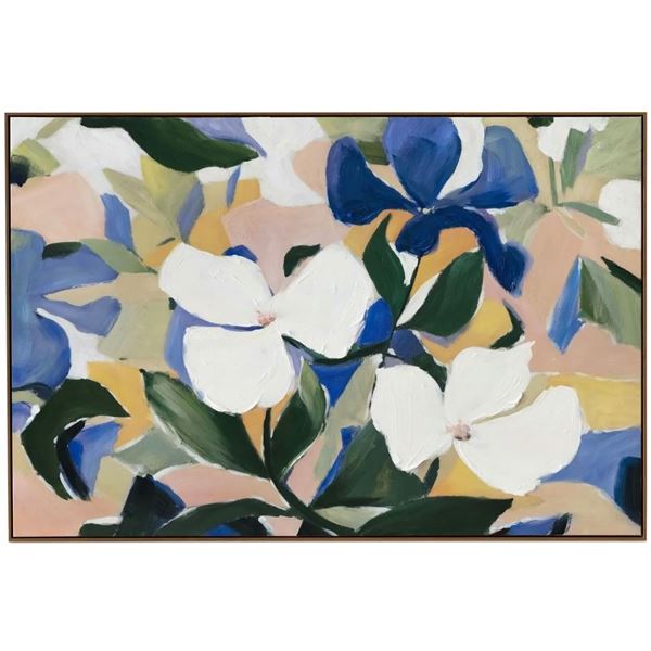 BNIB - Moe's - Essence Framed Painting Multi Color - MSRP $449 - JQ-1071-37 - 60" W x 1.75" D x 40"