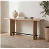 Image 6 : BNIB - Moe's - Madison Console Table Natural - MSRP $1999 - VL-1109-24 - 86" W x 20" D x 33.07" H