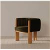 Image 2 : BNIB - Moe's - Sofi Accent Chair Truly Olive - MSRP $1549 - ZT-1041-27 - 27" W x 25" D x 24" H