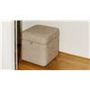 Image 3 : BNIB - Sundays - Pod Storage Ottoman Small Teddy - MSRP $390 - OTT-RN-002-006 - 20" W x 20" D x 19" 