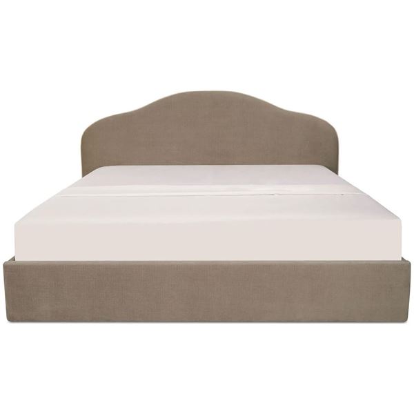 BNIB - Moe's - Maggie Storage Bed (Queen), Taupe - $2,549.00 - RN-1163-39-0 - 72.24"W x 87.60"D x 45