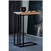 Image 2 : BNIB - Moe's - Mila C-Shape Side Table Natural - MSRP $469 - YC-1005-24 - 16.5" W x 10" D x 23.5" H