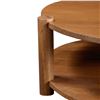 Image 4 : BNIB - Moe's - Olsen Coffee Table Vintage Brown - MSRP $1299 - JD-1088-03 - 39.5" W x 38" D x 16" H