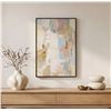 Image 3 : BNIB - Moe's - Lumen Framed Painting Multi - MSRP $329 - JQ-1068-37 - 32" W x 1.75" D x 48" H