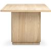 Image 3 : BNIB - Moe's - Round Off Dining Table (Small), Oak - $2,649.00 - YR-1009-24-0 - 88"W x 39"D x 29"H