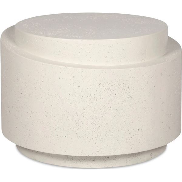 BNIB - Moe's - Cosmo Outdoor Accent Table, Off-White - $939.00 - JK-1016-18 - 25"W x 25"D x 17.5"H