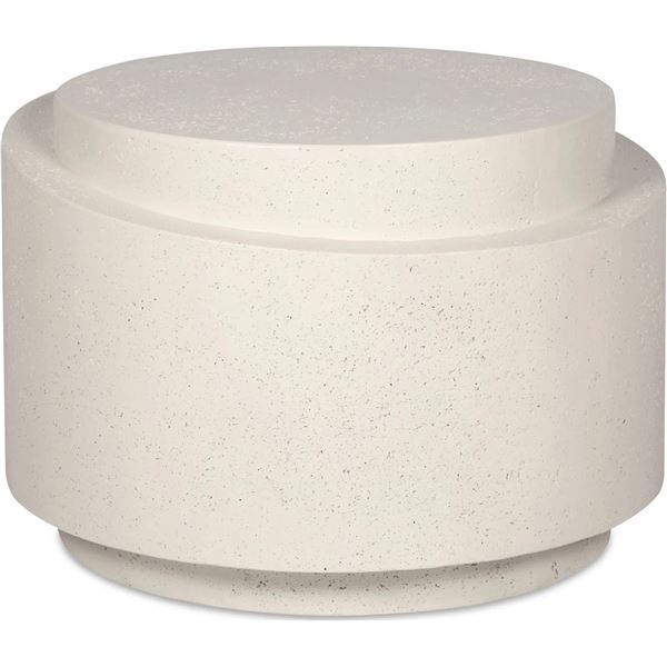 BNIB - Moe's - Cosmo Outdoor Accent Table, Off-White - $939.00 - JK-1016-18 - 25"W x 25"D x 17.5"H