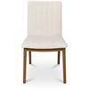 Image 3 : BNIB - Moe's - Demi Dining Chair Cream Set of 2 - MSRP $1149 - GO-1028-18 - 19.7" W x 24" D x 34" H