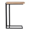 Image 1 : BNIB - Moe's - Mila C-Shape Side Table Natural - MSRP $469 - YC-1005-24 - 16.5" W x 10" D x 23.5" H