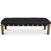Image 2 : BNIB - Moe's - Costello Bench Black - MSRP $1899 - GO-1027-02 - 61" W x 20" D x 18" H