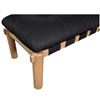 Image 4 : BNIB - Moe's - Costello Bench Black - MSRP $1899 - GO-1027-02 - 61" W x 20" D x 18" H