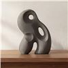 Image 2 : BNIB - Moe's - Dara Sculpture Charcoal - MSRP $159 - DD-1055-07 - 12.5" W x 5" D x 18" H