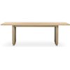 Image 1 : BNIB - Moe's - Round Off Dining Table (Small), Oak - $2,649.00 - YR-1009-24-0 - 88"W x 39"D x 29"H
