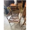 Image 6 : Pair of Rattan and Bamboo Armchairs
