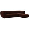 Image 2 : BNIB - Moe's - Zandro Sectional, Right - Warm Brown - $4,499.00 - OA-1036-03-R-0 - 116.75"W x 71.00"