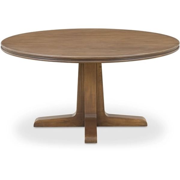 BNIB - Moe's - Charles Round Brown Dining Table - $2,349.00 - VL-1087-03-0 - 59.75" W x 59.75" D x 3