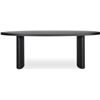 Image 1 : BNIB - Moe's William Dining Table - Black - MSRP $3,249 - VL-1090-02-0 - 85.75"L x 43.25"W x 30"H