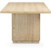 Image 3 : BNIB - Moe's - Round Off Dining Table Large - Oak - $2,949.00 - YR-1011-24-0 - 104.00"L x 39.00"W x 