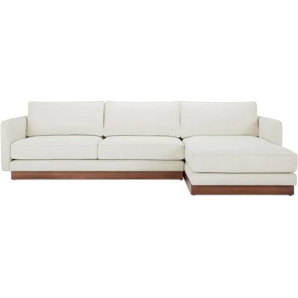 BNIB - Moe's - Vernon Sectional - White - Right - $3,999.00 - FO-1027-05-R - 112"W x 63"D x 30.7"H