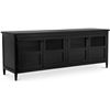 Image 2 : BNIB - Moe's - Henry Metal Media Unit, Black - $2,549.00 - GK-1143-02 - 65"W x 19"D x 25"H