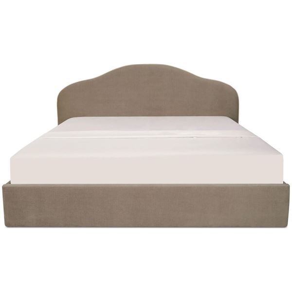 BNIB - Moe's - Maggie Storage Bed ,Queen - Taupe - $2,549.00 - RN-1163-39-0 - 72.24"W x 87.60"D x 45