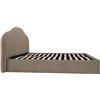 Image 3 : BNIB - Moe's - Maggie Storage Bed ,Queen - Taupe - $2,549.00 - RN-1163-39-0 - 72.24"W x 87.60"D x 45