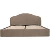 Image 4 : BNIB - Moe's - Maggie Storage Bed ,Queen - Taupe - $2,549.00 - RN-1163-39-0 - 72.24"W x 87.60"D x 45