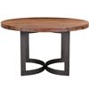 Image 2 : BNIB - Moe's - Bent Dining Table (Round - Smoked) - $2,949.00 - VE-1106-03-0 - 54"W x 54"D x 30"H