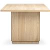 Image 3 : BNIB - Moe's - Round Off Dining Table (Small), Oak - $2,649.00 - YR-1009-24-0 - 88"W x 39"D x 29"H