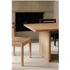 Image 5 : BNIB - Moe's - Round Off Dining Table (Small), Oak - $2,649.00 - YR-1009-24-0 - 88"W x 39"D x 29"H