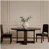 Image 3 : BNIB - Moe's - Glenn Dining Table Round - Dark Brown - $2,699.00 - BB-1027-20-0 - 60.00"L x 60.00"W 