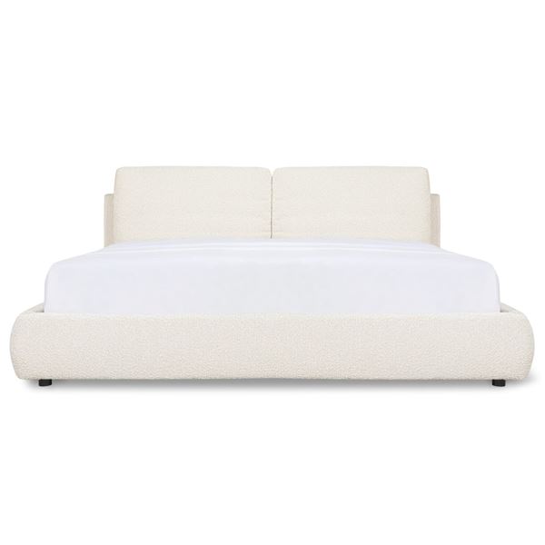 BNIB - Sundays - Cloud Bed - Cream BouclÃ© - Queen - $1,990.00 - BED-RN-003-021-0 - 67.75"W x 95"D x