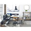 Image 3 : BNIB - Moe's - Hanlon Corner Bench - Dark Grey - $1,949.00 - ER-2066-25-0 - 81"W x 62"D x 33.5"H