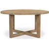 Image 1 : BNIB - Moe's - Joel Dining Table Natural - $3,549.00 - JD-1101-24-0 - 60"L x 60"W x 30"H