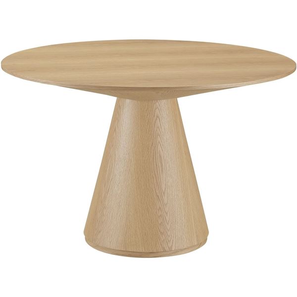 BNIB - Moe's - Otago Dining Table 54" Round - Oak - $2,249.00 - KC-1029-24-0 - 54.00"L x 54.00"W x 2