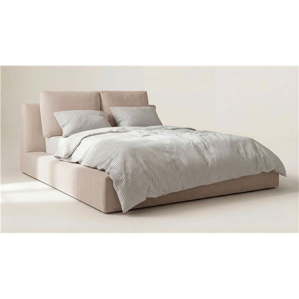 BNIB - Sundays - Movie Nightâ„¢ Storage Bed, Queen - Latte - BED-RN-036-021-0 - 35.8"H X 99