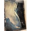 Image 1 : New - Abstract Dark with Blue, Beige Area Rug - approx. 117in x 76in - MSRP $2,280 - new floor model