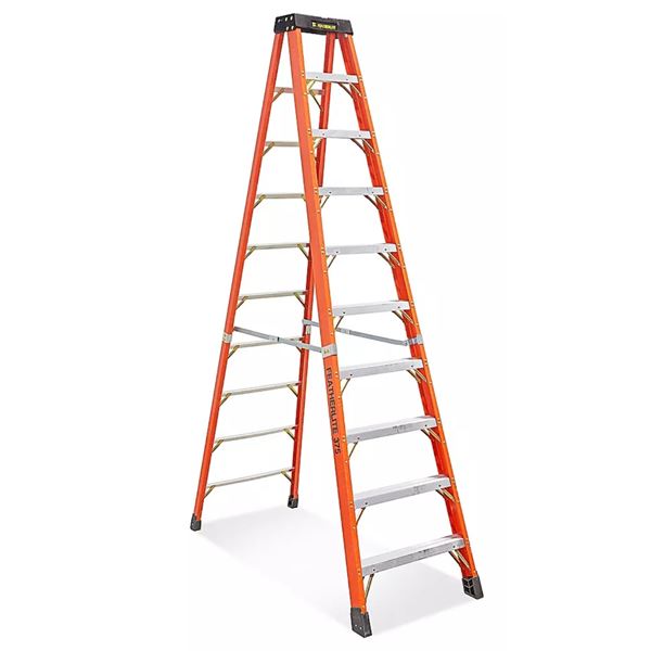 Werner 10' Heavy Duty Fiberglass Step Ladder