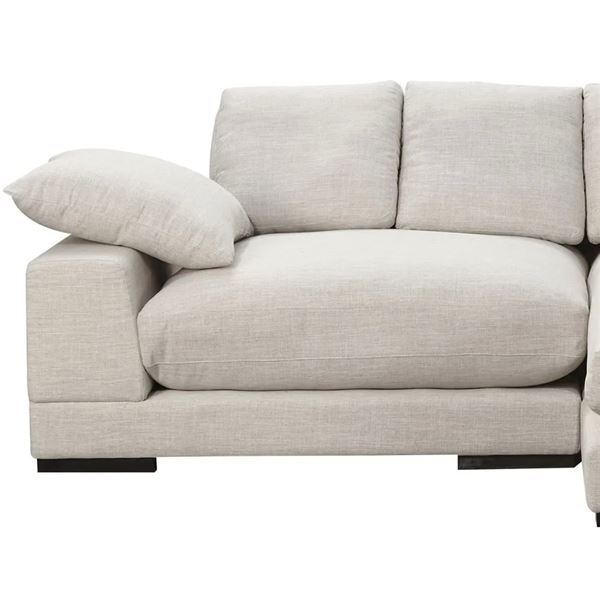 BNIB - Moe's - Plunge Sectional Sahara 3 Seater Left Arm Facing - TN-1004-21-A