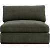 Image 1 : BNIB - Moe's - Rue Slipper Chair Deep Green - MSRP $1549 - MO-1009-27 - 41" W x 41" D x 23.6" H