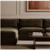 Image 2 : BNIB - Moe's - Rue Slipper Chair Deep Green - MSRP $1549 - MO-1009-27 - 41" W x 41" D x 23.6" H